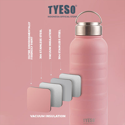 Tyeso Tumbler Caterpillar Mini 360ml Botol Minum TS-8833 Portable Vacuum Insulated Stainless Steel