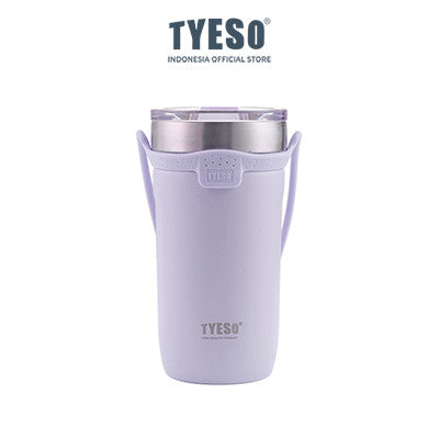 Tyeso Botol Minum Sedotan 710ml TS-8767 Tumbler Handle Silikon Cup Vacuum Insulated Stainless Steel