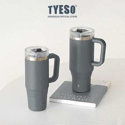 Tyeso Aura Tumbler Handle Portable Stainless Coffee cup 900 mL TS-8866 Thermos Cup Vacuum Insulated