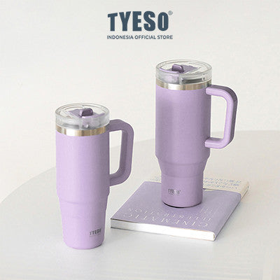 Tyeso Aura Tumbler Handle Portable Stainless Coffee cup 900 mL TS-8866 Thermos Cup Vacuum Insulated