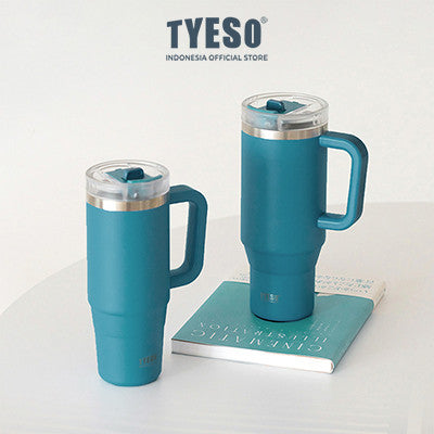 Tyeso Aura Tumbler Handle Portable Stainless Coffee cup 900 mL TS-8866 Thermos Cup Vacuum Insulated