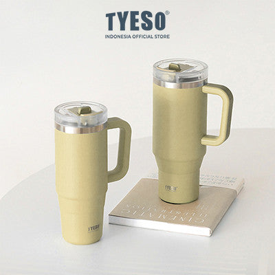 Tyeso Aura Tumbler Handle Portable Stainless Coffee cup 900 mL TS-8866 Thermos Cup Vacuum Insulated