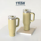 Tyeso Aura Tumbler Handle Portable Stainless Coffee cup 900 mL TS-8866 Thermos Cup Vacuum Insulated