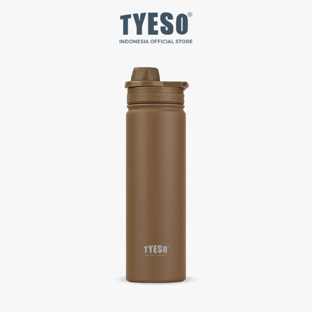 [ NEW PRODUCT] Tyeso Tumbler Botol Minum 600ml TS-01034 Doff Stainless Steel Anti Tumpah Double Vacuum Insulated Sports
