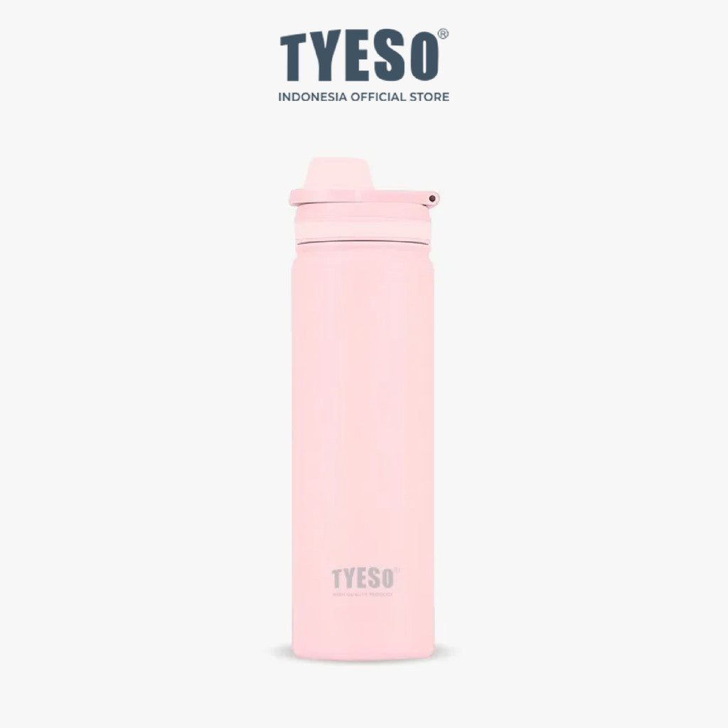 [ NEW PRODUCT] Tyeso Tumbler Botol Minum 600ml TS-01034 Doff Stainless Steel Anti Tumpah Double Vacuum Insulated Sports
