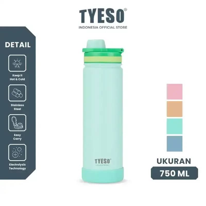 [NEW PRODUCT] Tyeso Tumbler Vacuum Insulated 750 ml Botol Minum Sport Portable TS-01057 BPA FREE 25 Oz